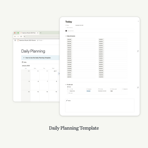 2025 Notion Planner