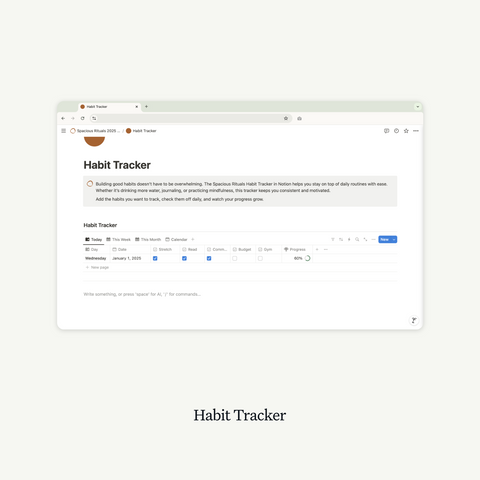 2025 Notion Planner