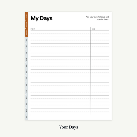 2025 Dated iPad Planner